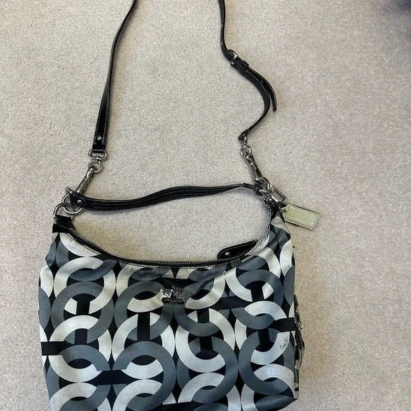 COACH sateen purse. - Picture 1 of 3